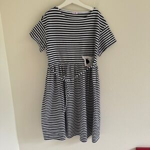 Kids Il Gufo Stripe Dress